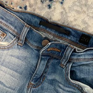 Black label denim skinny jeans